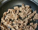簡単☆牛こまとピーマンのピリ辛味噌炒め♪作り方3写真