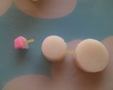 Ｘ’ｍａｓの雪だるま　キャラ弁のおかず作り方2写真
