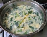 簡単！感嘆！とまーすのニラ玉味噌汁作り方1写真