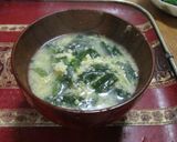 簡単！感嘆！とまーすのニラ玉味噌汁作り方4写真