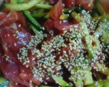 焼肉屋さんに行かなくても「生ハムユッケ」作り方3写真