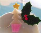 X’masホワイトツリー キャラ弁おかず作り方2写真