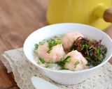 海老だんごと海藻の食べるスープ作り方6写真