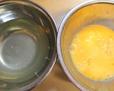 夕食おもてなし♪牡蠣と三つ葉の茶碗蒸し作り方5写真