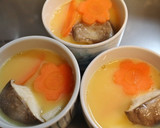 夕食おもてなし♪牡蠣と三つ葉の茶碗蒸し作り方7写真