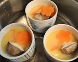 夕食おもてなし♪牡蠣と三つ葉の茶碗蒸し作り方8写真