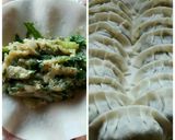 羽根つき☆変わりダネ春菊ギョウザ作り方5写真
