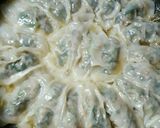 羽根つき☆変わりダネ春菊ギョウザ作り方7写真