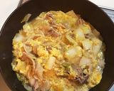 白菜と豚肉と卵のくたくた煮作り方4写真