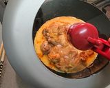 鶏キムチ卵とじ作り方4写真