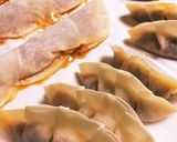 節約飯♪小腹が空いたら簡単ミート餃子♪作り方5写真