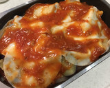 餃子の皮でナスとジャガイモのラザニア作り方6写真