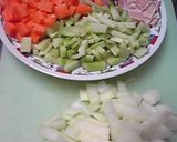 ブロッコリーの茎スープ作り方1写真