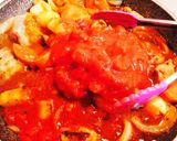 ゴロゴロ野菜と鶏肉のトマトクリームパスタ作り方3写真