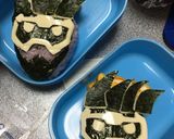 仮面ライダー ゲンム キャラ弁〜作り方5写真