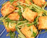 簡単☆水菜と厚揚げの味噌炒め作り方5写真