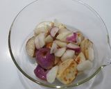 焼き蕪と日野菜の柚子胡椒和え作り方4写真