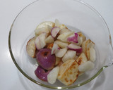 焼き蕪と日野菜の柚子胡椒和え作り方4写真