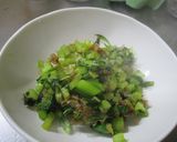 セロリの葉のおかか炒め作り方4写真