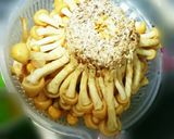 なめこのいしづきをキレイに取る方法作り方1写真