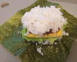 ミートローフでおにぎらず作り方3写真
