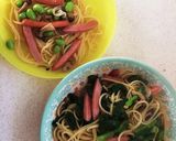親子で*菜の花&枝豆パスタ作り方6写真