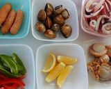 もち麦で作る子供向け！簡単パエリア作り方1写真