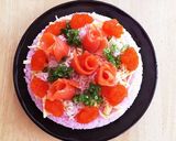 ひな祭り☆ちらし寿司ケーキ作り方7写真