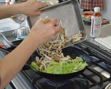 春キャベツのソテー（エビチリ味）作り方4写真