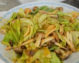 春キャベツのソテー（エビチリ味）作り方6写真