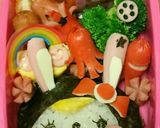 キャラ弁\( ´ω` )/色々♪遠足に！作り方13写真
