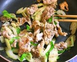 爽やか＊セロリと塩麹豚の粒マスタード炒め作り方8写真