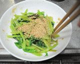 小松菜の麦味噌胡麻よごし作り方3写真