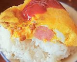 納豆ウィンナーオムレツ丼作り方4写真