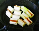焼き豆腐と牛肉ロールのすき焼き風煮作り方1写真