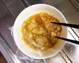 おにぎり★卵 レンジで簡単 醤油作り方3写真