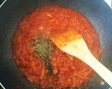 ツナとキャベツのトマトソースパスタ作り方7写真