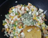 野菜ゴロゴロ 海老ライス (ピラフ風)作り方2写真