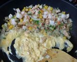 野菜ゴロゴロ 海老ライス (ピラフ風)作り方3写真