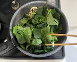 皮パリチキンのご馳走ほうれん草クリーム作り方9写真
