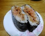 韓国風キムチそぼろのおにぎらず作り方8写真