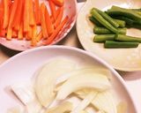 おいし〜い！お肉まきまき☆作り方1写真
