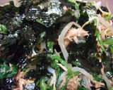のり酢和え　一人分　40kcal　作り方5写真