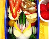 キャラ弁☆ウルトラマン オーブトリニティ作り方13写真