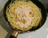 ツナとほうれん草のマヨ和風パスタ作り方4写真