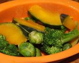 蒸し野菜　byシリコンスチーマー作り方1写真