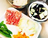 冷蔵庫の断捨離！回鍋肉っぽい煮物。作り方1写真