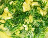 ☆水菜と油あげのさっと煮☆作り方3写真