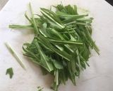 シャキッと水菜と明太子のガーリックパスタ作り方6写真