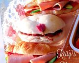 桜あんぱん　ハムとカレーサンド（再）作り方1写真